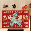 Thảm lót cửa Tết Nguyên Đán SHANHAI họa tiết ngựa đỏ - Chống mài mòn, chống trượt, trang trí nội thất, giá ưu đãi 134.784 VND 9