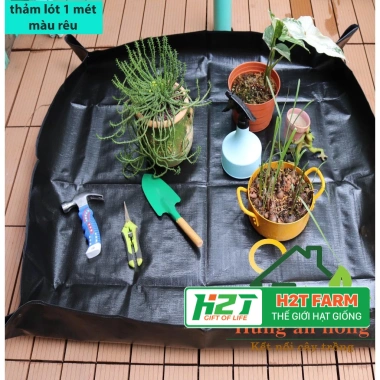 Thảm lót làm vườn chống thấm nước 1x1m - Thay chậu vệ sinh, chỉ 99.000đ H2T FARM