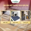 Thảm Lót Ly Silicon Violet Cao Cấp - Chịu Nhiệt, Chống Trầy Xước, Dễ Vệ Sinh 5