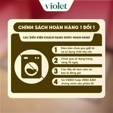 Thảm Lót Ly Silicon Violet Cao Cấp - Chịu Nhiệt, Chống Trầy Xước, Dễ Vệ Sinh