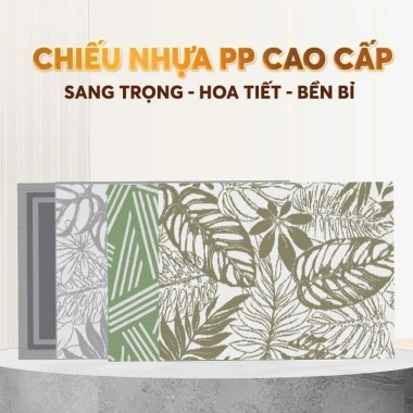 Thảm Lót Nhựa PP Cao Cấp - Chiếu Ngủ Văn Phòng & Picnic Họa Tiết Hiện Đại 130k