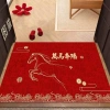 Thảm Lót Sàn 50x80cm Năm Ngựa - Chống Trơn, Chống Bụi, Phong Cách Trung Hoa 2.026 2