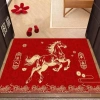 Thảm Lót Sàn 50x80cm Năm Ngựa - Chống Trơn, Chống Bụi, Phong Cách Trung Hoa 2.026 3