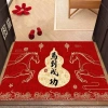 Thảm Lót Sàn 50x80cm Năm Ngựa - Chống Trơn, Chống Bụi, Phong Cách Trung Hoa 2.026 4