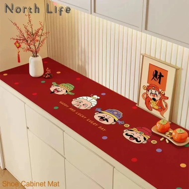 Thảm lót sàn đỏ trang trí lễ hội, khăn trải bàn da dài, chống nước, bảo vệ nhà, giá ưu đãi 279k