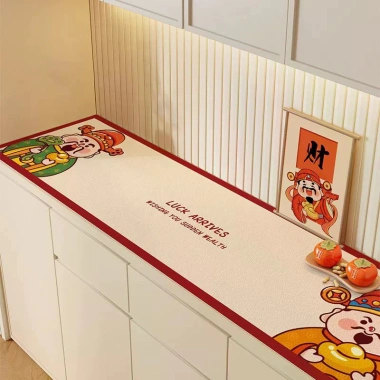 Thảm lót sàn đỏ trang trí lễ hội, khăn trải bàn da dài, chống nước, bảo vệ nhà, giá ưu đãi 279k