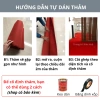 Thảm lót sàn nỉ 3mm trơn giá rẻ 37.000đ - Phù hợp văn phòng, phòng khách, sự kiện - Kim Huệ 4