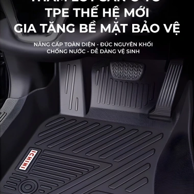 Thảm lót sàn ô tô TPE tràn viền bậc cửa, bảo vệ toàn bộ ICHINI, chống trầy xước, giảm giá 19% 5 Thảm lót sàn ô tô TPE tràn viền bậc cửa, bảo vệ toàn bộ ICHINI, chống trầy xước, giảm giá 19% 5