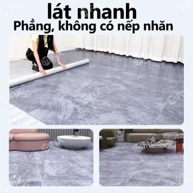 Thảm lót sàn simili vân gỗ 1.5mm chống trượt, kích thước 2x5 - 2x10, 299.000đ 2