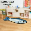 Thảm NAMSHEVA sang trọng mềm mại hình cá chống trượt, ấm cúng trang trí phòng ngủ, giá 248.724₫