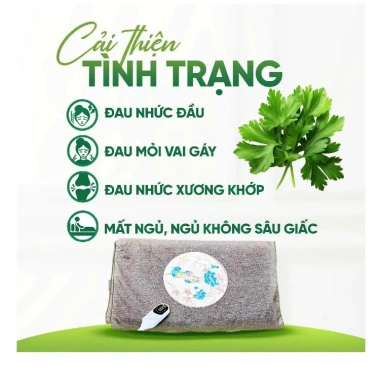 Thảm ngải cứu điện Đệm sưởi Đông Y Giãn cơ, giảm đau, máy sưởi Loại 1 2