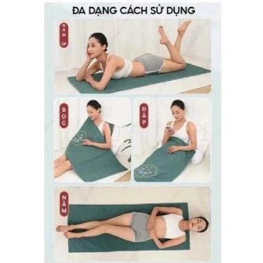 Thảm ngải cứu điện Đệm sưởi Đông Y Giãn cơ, giảm đau, máy sưởi Loại 1 6