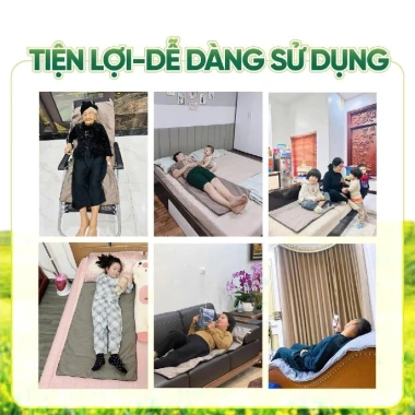 Thảm ngải cứu điện Đệm sưởi Đông Y Giãn cơ, giảm đau, máy sưởi Loại 1 8
