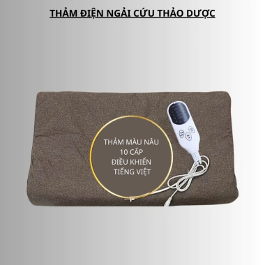Thảm Ngải Cứu Điện Thảo Dược Đông Y – Đệm Sưởi Ấm, Giảm Đau Mỏi, Cải Thiện Giấc Ngủ – Giá 255.000₫ (Giảm từ 328.950₫) 5