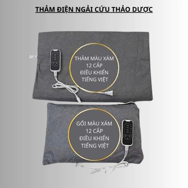 Thảm Ngải Cứu Điện Thảo Dược Đông Y – Đệm Sưởi Ấm, Giảm Đau Mỏi, Cải Thiện Giấc Ngủ – Giá 255.000₫ (Giảm từ 328.950₫) 6