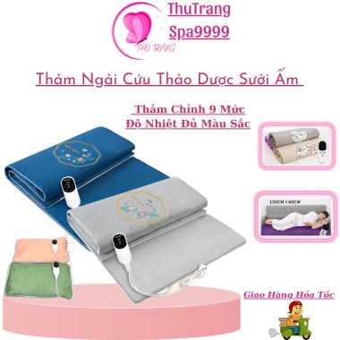 Thảm Ngải Cứu Đông Y HKMT, Gối Ngải Sưởi Ấm Giảm Đau Mỏi Lưng Xương Khớp Giá ưu đãi 255k 2