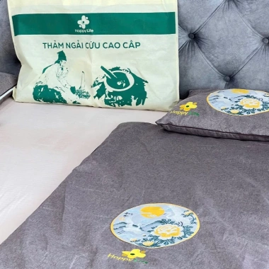 Thảm Ngải Cứu Hoàng Gia Spa Happy Life - Cao cấp, giảm đau, ngủ sâu giấc, 350.000 VNĐ