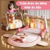 Thảm nhạc 3in1 cao cấp cho bé sơ sinh, xe tập đi, kệ chữ A, giảm giá 417.000đ 4