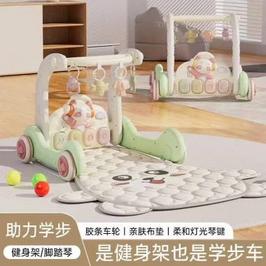 Thảm nhạc 3IN1 cho bé 0-12 tháng – Xe tập đi, piano, nằm chơi, 379.000₫ 3