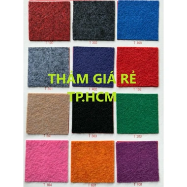 Thảm nỉ 100m2 2x50m giá rẻ 1,6tr - Lót sàn hội chợ, spa, sự kiện, trang trí không gian