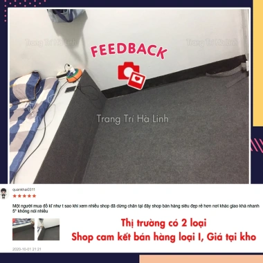 Thảm nỉ 3mm trơn 2m - Phòng khách, văn phòng, sự kiện, phòng ngủ, giá rẻ 13.000₫