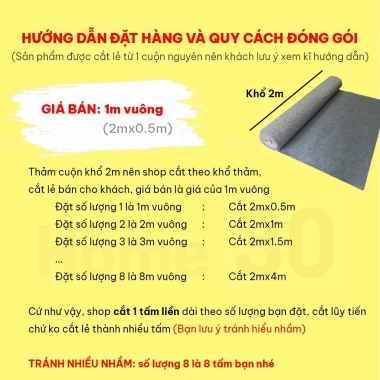 Thảm nỉ dày 2m cuộn hoa văn sang trọng - Giá chỉ 9,500₫, giảm so với 11,780₫