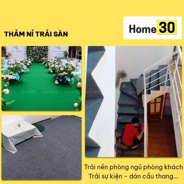 Thảm nỉ dày 5mm hoa sọc 2m, giá chỉ 11.000đ - phù hợp văn phòng, cửa hàng, phòng ngủ, quán bida 4 Thảm nỉ dày 5mm hoa sọc 2m, giá chỉ 11.000đ - phù hợp văn phòng, cửa hàng, phòng ngủ, quán bida 4