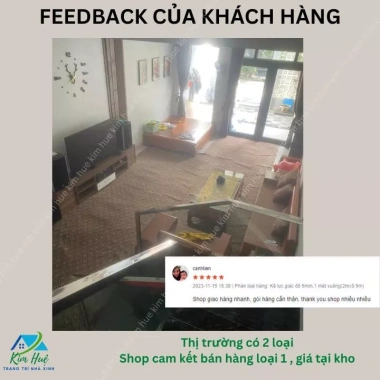 Thảm nỉ dày 5mm hoa văn - Chống cháy, không trơn trượt, sàn nhà, văn phòng, sự kiện Kim Huệ