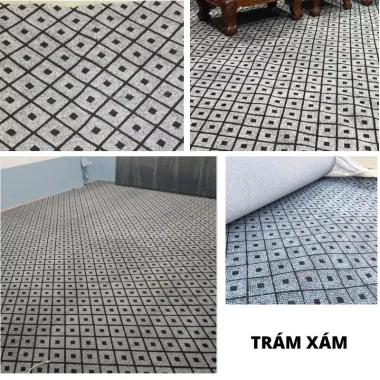 Thảm nỉ dày 5mm hoa văn - Chống cháy, không trơn trượt, sàn nhà, văn phòng, sự kiện Kim Huệ