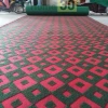 Thảm nỉ hoạ tiết quả trám đỏ Jacquard 04 khổ 2m - Giá rẻ 9.500 VND, giảm mạnh 10
