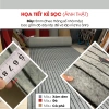 Thảm nỉ JACQUARD dày 5mm chống cháy, đen trám đỏ, khổ rộng 2m - Giá chỉ 13.000đ 2