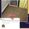 Thảm nỉ JACQUARD dày 5mm chống cháy, đen trám đỏ, khổ rộng 2m - Giá chỉ 13.000đ 6