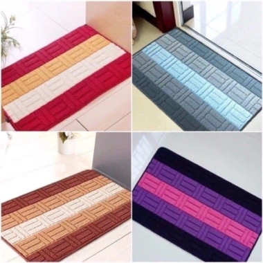 Thảm Nỉ Lau Chân Hình Chữ Nhật Mềm Mịn, Dày Dặn, Chống Trơn Trượt - 29.000₫