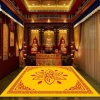 Tham nì li Bali cao cấp hoạ tiết 5D cho phòng thờ - Giá chỉ 270.000 VND, giảm 59.400 VND 5