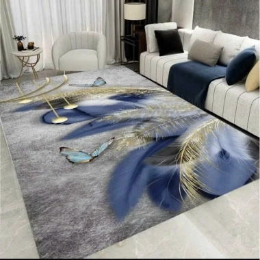 Thảm nỉ lì Bali phòng khách - Chống trơn trượt, size 2x3m/1.6x2.3m, 177.700 VND