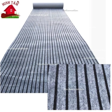 Thảm nỉ lót sàn 5mm dạng cuộn - Hoa văn đẹp, giá rẻ 25.000₫ cho phòng khách, văn phòng, sự kiện 4 Thảm nỉ lót sàn 5mm dạng cuộn - Hoa văn đẹp, giá rẻ 25.000₫ cho phòng khách, văn phòng, sự kiện 4