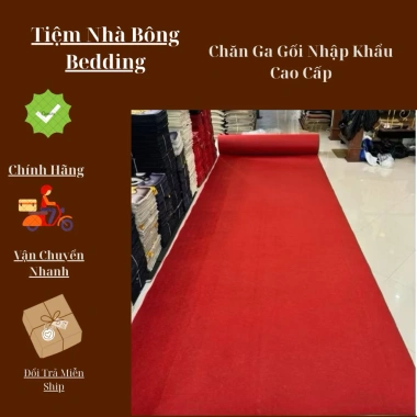 Thảm nỉ sự kiện MÀU CỜ ĐỎ - Chất bền, màu rực rỡ, chỉ 155.555₫ giảm giá