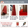 Thảm nỉ trài 3mm trơn - Lót sàn, trang trí nhà, sự kiện, sân khấu, hội nghị - Giá 35.000đ - Hưng Chiếu 4