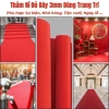Thảm Nỉ Vân Trơn Đỏ 1mm Dày - Giá ưu đãi 58k cho Tiệc Cưới, Sân Khấu, Hội Trường, Triển Lãm 2