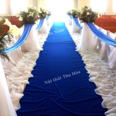 Thảm nỉ xanh dương 2m - Trải sàn văn phòng sang trọng, giá ưu đãi 69.000 VND 3