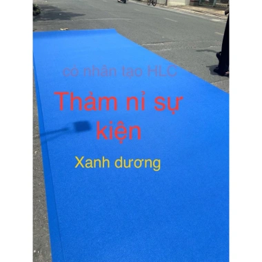 Thảm nỉ xanh dương Combo 8m2 (2x4m) - Trải sự kiện, trang trí, văn phòng - Giá ưu đãi 190.000 VNĐ 4
