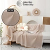 Thảm Picnic Bắc Âu Dễ Thương KENHOME - Khăn Trải Sofa Họa Tiết Màu Trơn, Ren Tua Rua, Giá ưu đãi 105.000 VND 2