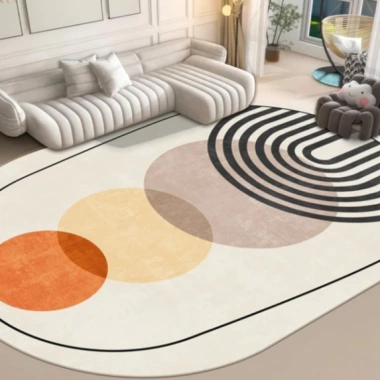 Thảm Sàn Bali OVAL Size Lớn - Sang Trọng Phòng Khách, Phòng Ngủ, Giá Ưu Đãi 191k