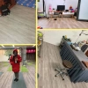 Thảm simili lót sàn màu xi măng khổ 1m - Giá rẻ chỉ 13.000, chất lượng cao 9