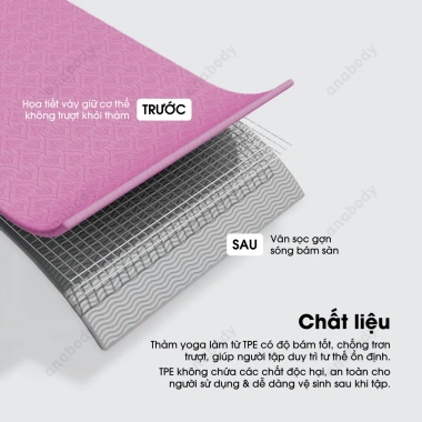 Thảm Tập Yoga & Gym TPE Siêu Bền 6mm-8mm - Giá chỉ 119.000₫, giảm tới 28% 4