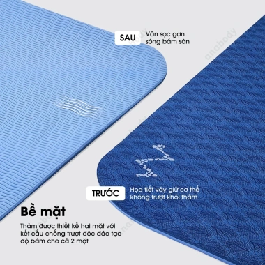 Thảm Tập Yoga & Gym TPE Siêu Bền 6mm-8mm - Giá chỉ 119.000₫, giảm tới 28% 5