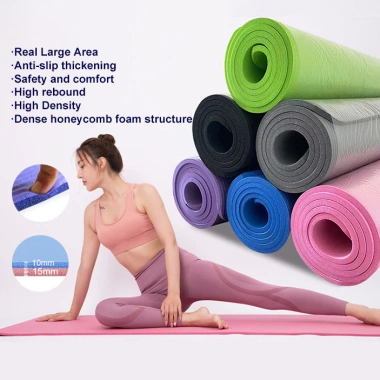 Thảm tập yoga NBR chống trượt hai mặt, siêu rộng dày, phù hợp cho người lớn và trẻ em - Giảm còn 184.000₫ 4