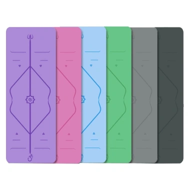 Thảm Tập Yoga TPE GUROSS Định Tuyến Chống Trượt - Tặng Túi Đựng, Giá 230.000 VND