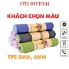Thảm tập yoga và gym TPE 6mm-8mm 2 lớp cao cấp chống trơn trượt Giá 68.988 đồng
