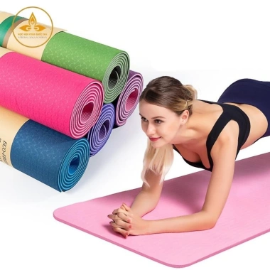 Thảm tập Yoga và Gym TPE cao cấp 2 lớp - Giá ưu đãi 69.000, số 1 thị trường Q-C